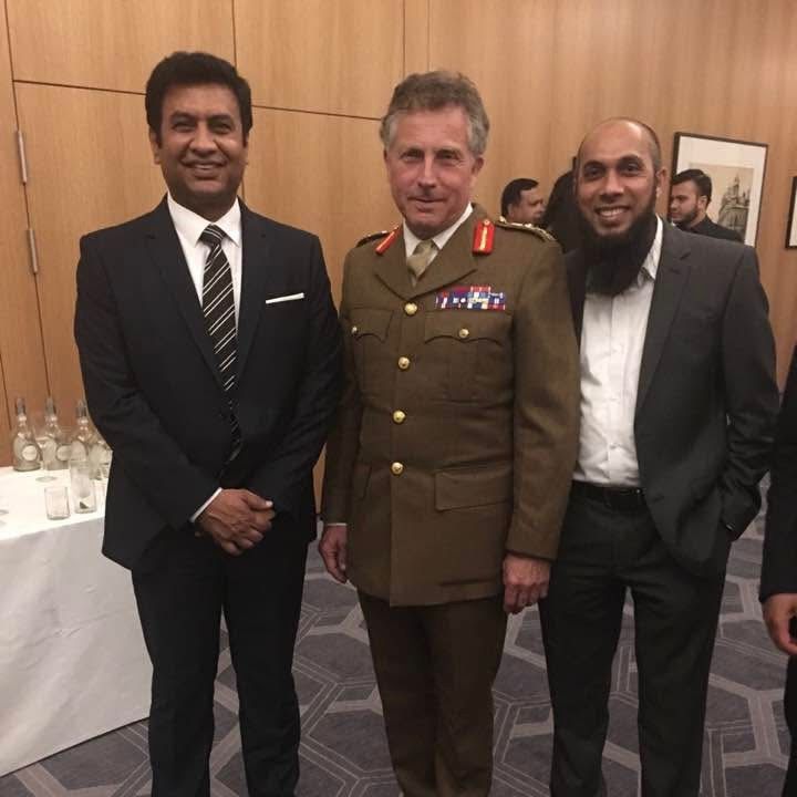 Nasir Bashir at a formal international event